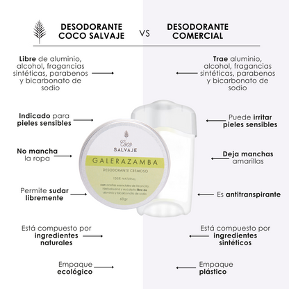 Desodorante GALERAZAMBA (Herbal)
