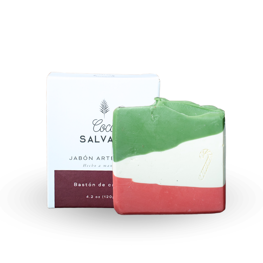 Jabón Artesanal Bastón de Caramelo