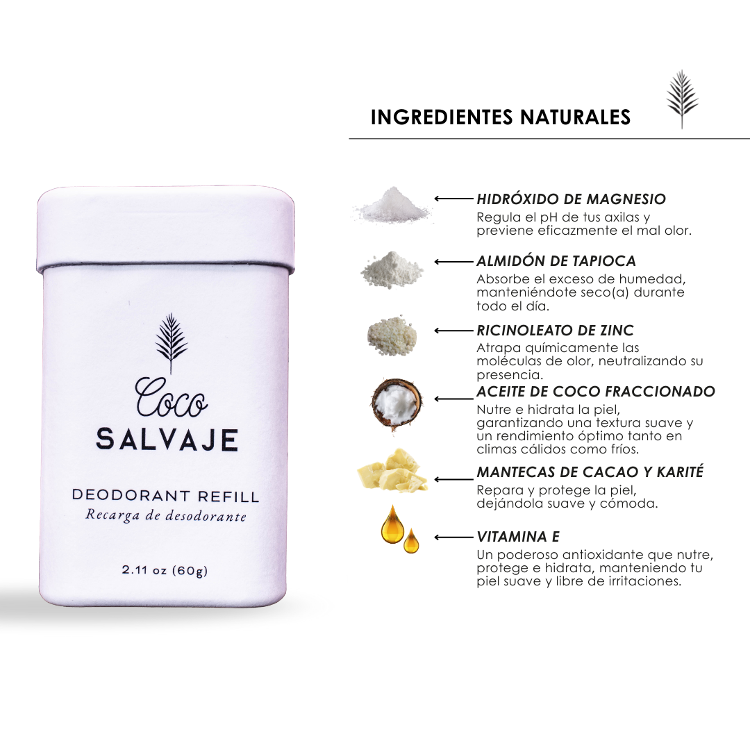 COLPIPE BARRA- desodorante natural en barra con aroma suave para piel sensible