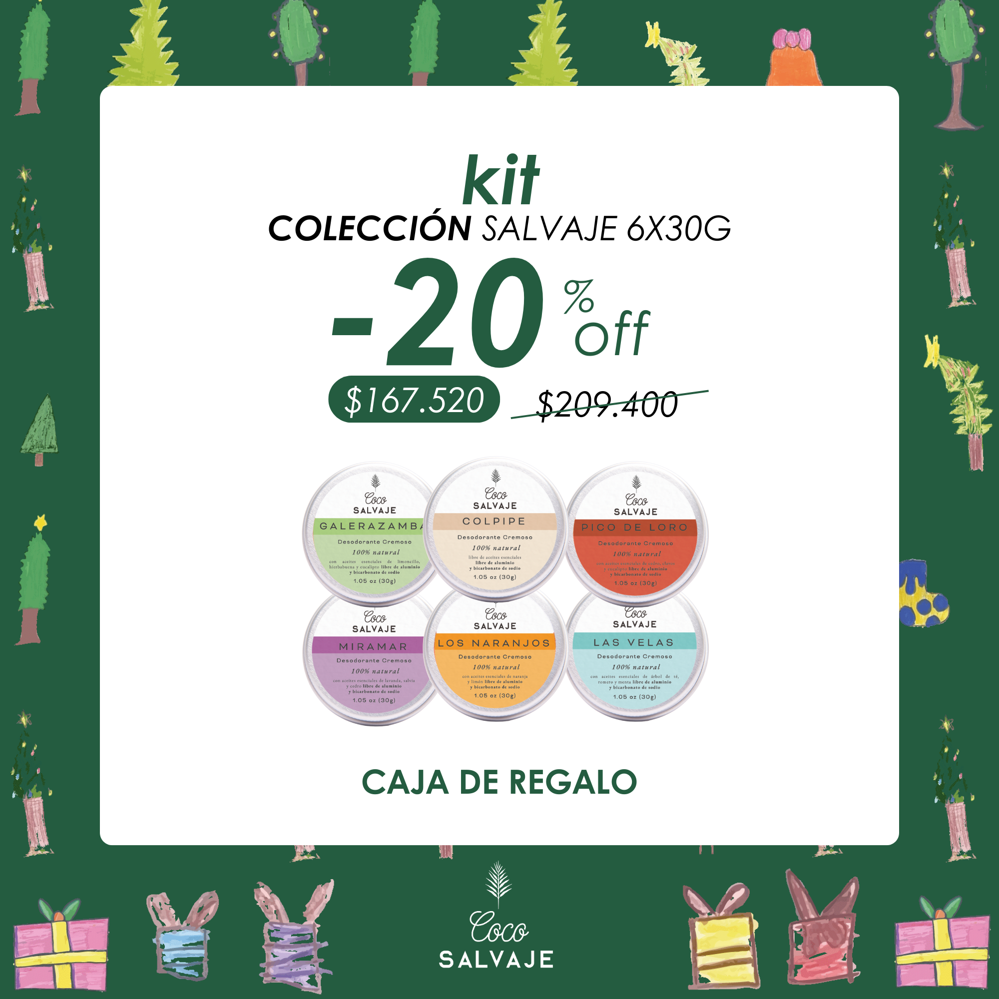 Colección Salvaje 6x30g