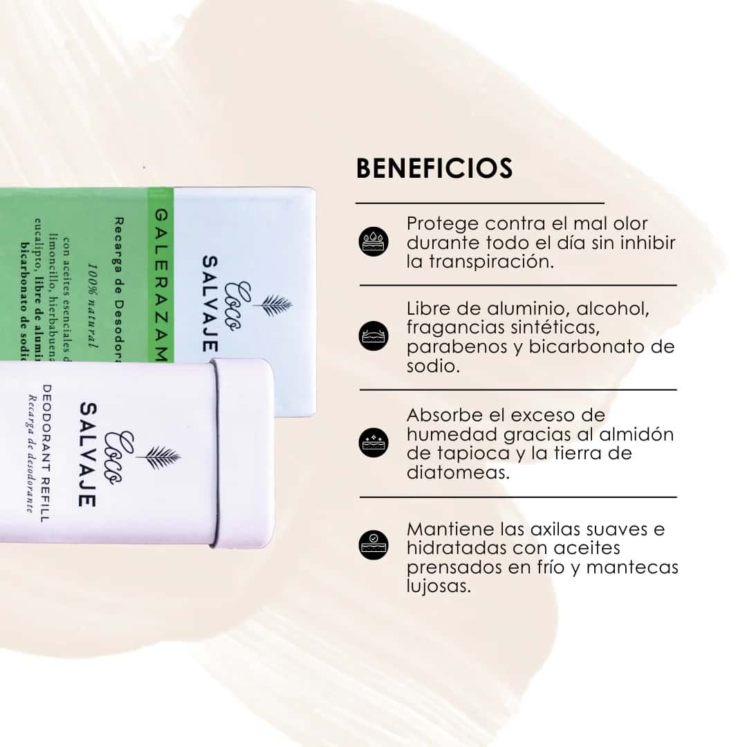 Fusión cítrica y herbal inspirada en el Caribe. Desodorante sólido para una protección fresca y prolongada.