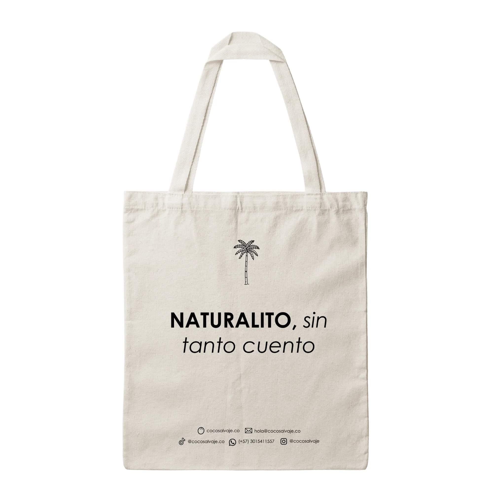Lleva tu esencia salvaje con esta tote bag de algodón. Ligera, resistente y perfecta para tu día a día.