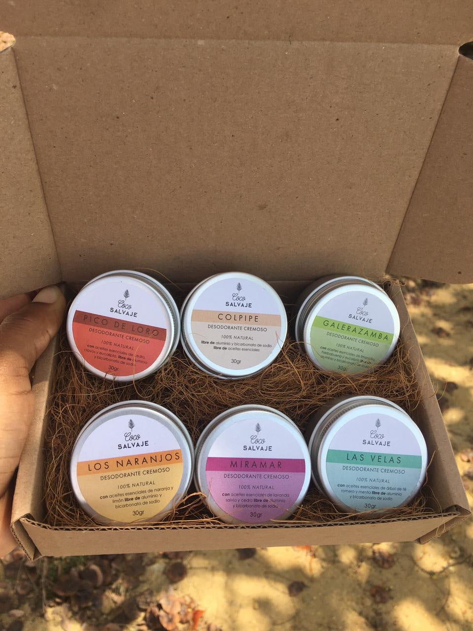 Kit de desodorantes minis de COCO SALVAJE 6*30g