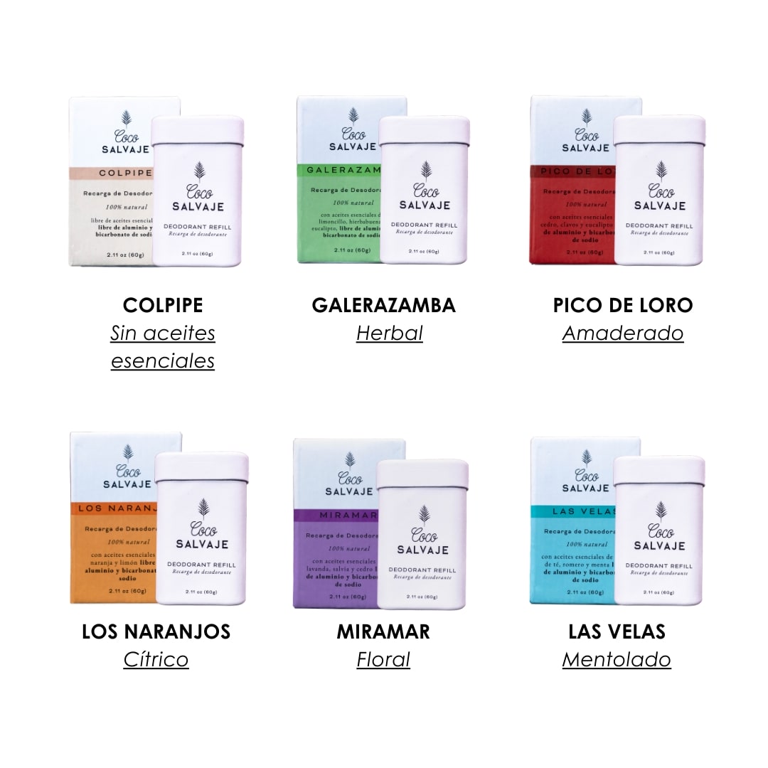 Desodorante natural en barra Coco Salvaje. Protege, hidrata y acompaña tus días sin tóxicos ni aluminio.
