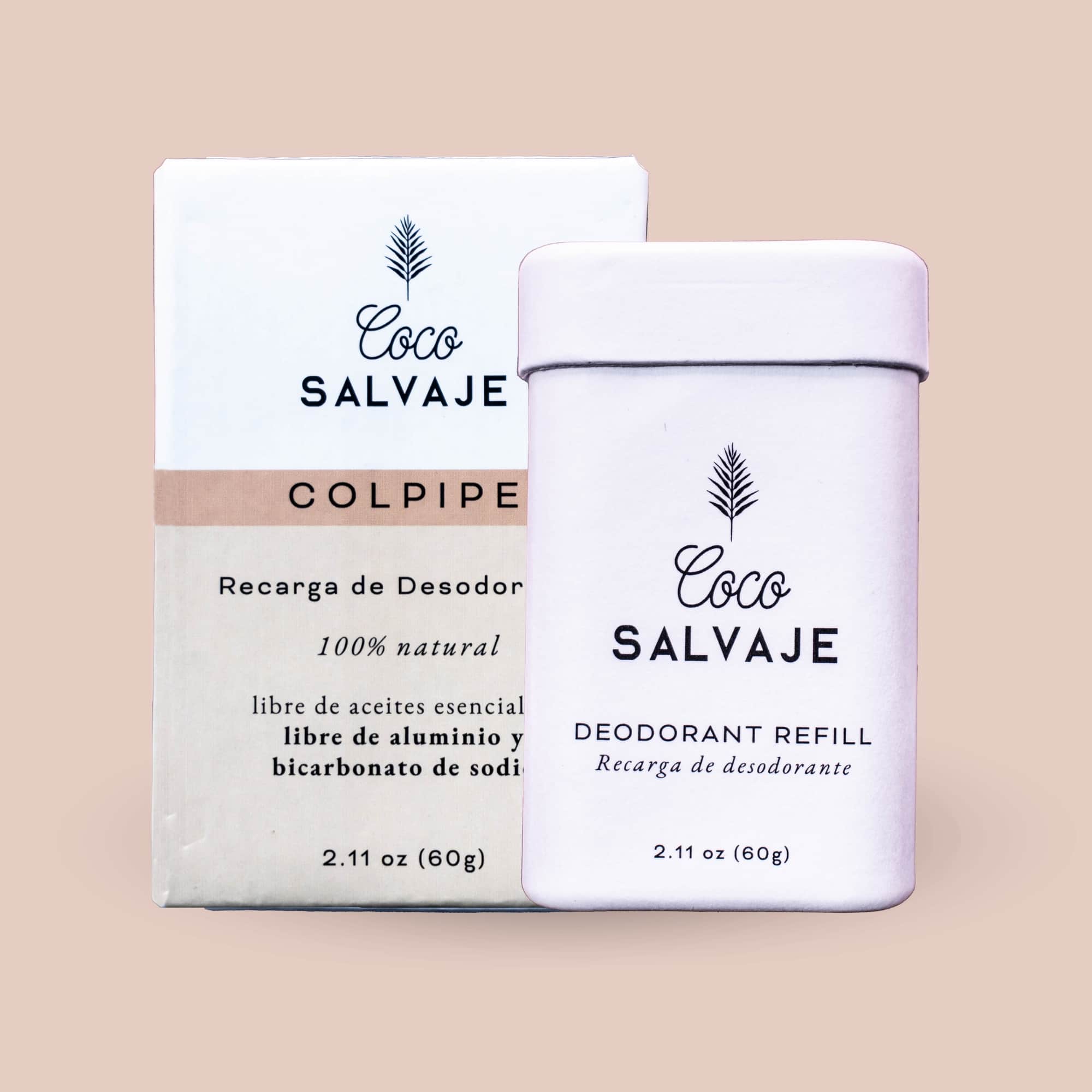 Desodorante en barra sin fragancia, con suave aroma a cacao. Ideal para pieles sensibles y niños.