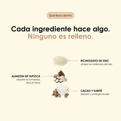 COLPIPE CREMA - desodorante para piel sensible sin alcohol y sin aroma