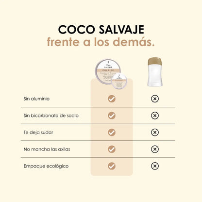 COLPIPE CREMA - desodorante para piel sensible sin alcohol y sin aroma