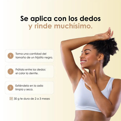 COLPIPE CREMA - desodorante para piel sensible sin alcohol y sin aroma