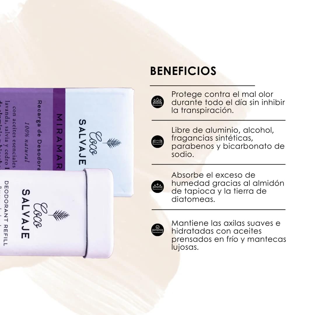 Aroma floral ligero y elegante. Desodorante que acompaña tu día con frescura.