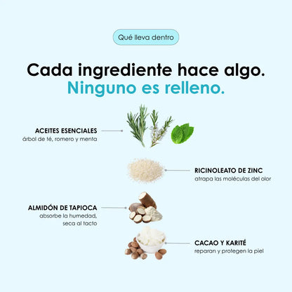 LAS VELAS CREMA -desodorante en crema con aroma herbal mentolado y vegano