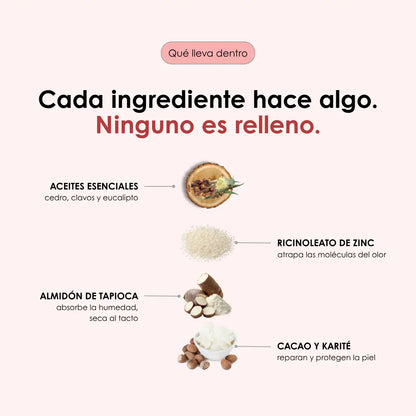 PICO DE LORO BARRA -  recarga de desodorante en barra con ingredientes naturales y vitamina E