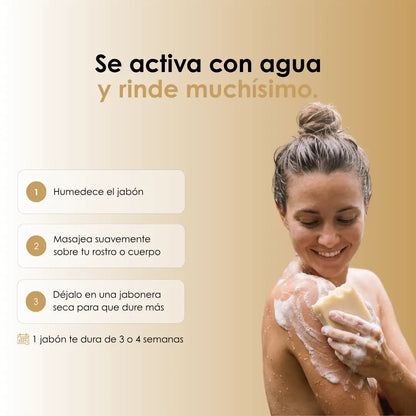 CONFORT, jabón de avena artesanal sin aceites esenciales para piel sensible