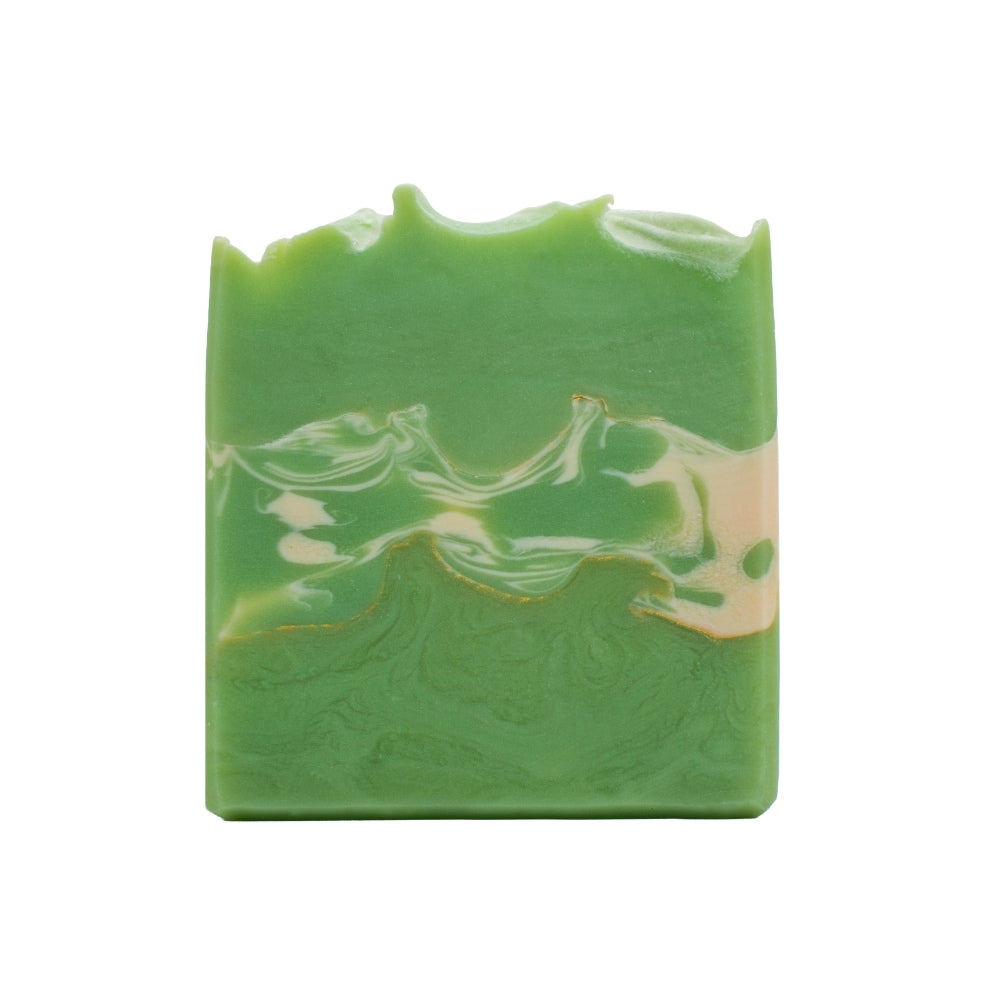Jabón artesanal Esmeralda de COCO SALVAJE edición especial Día de las Madres, con diseño inspirado en esmeraldas y elaborado para un regalo único y natural.