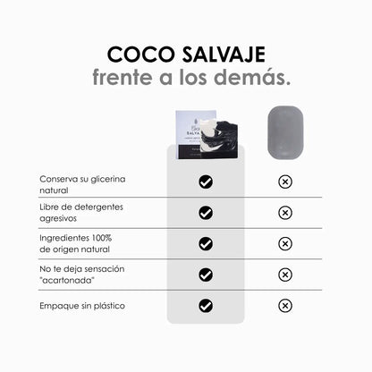 PUREZA, jabon de carbon activado artesanal con arbol de te y limon para piel grasa o mixta