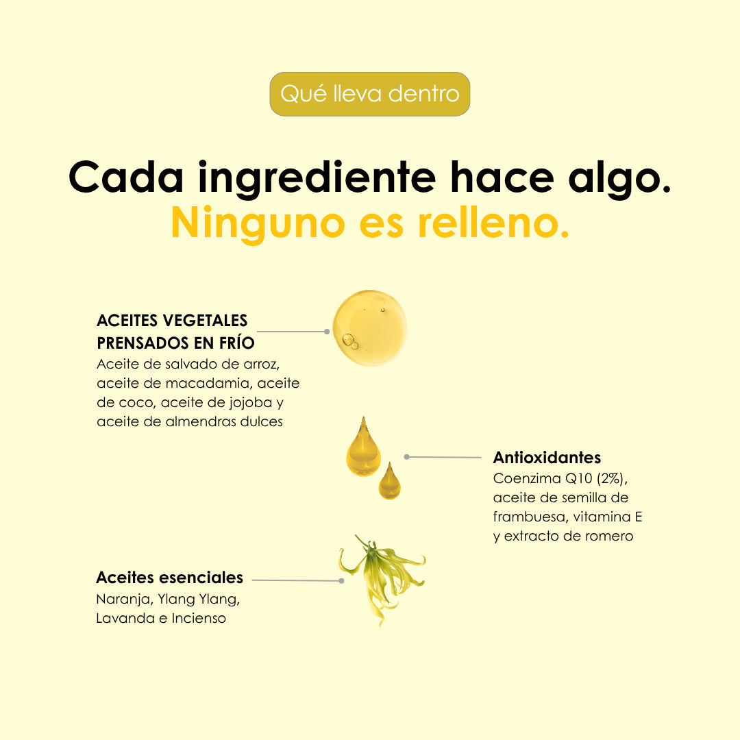 Sérum facial de 30 ml con Q10 rejuvenecedor con antioxidantes
